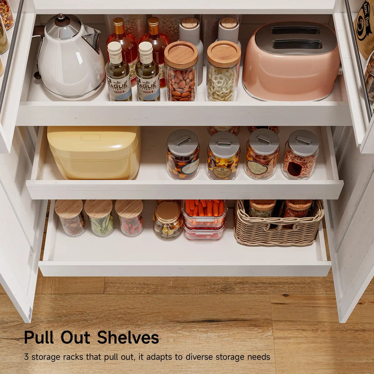 Vignettenote Kitchen Storage Cabinet