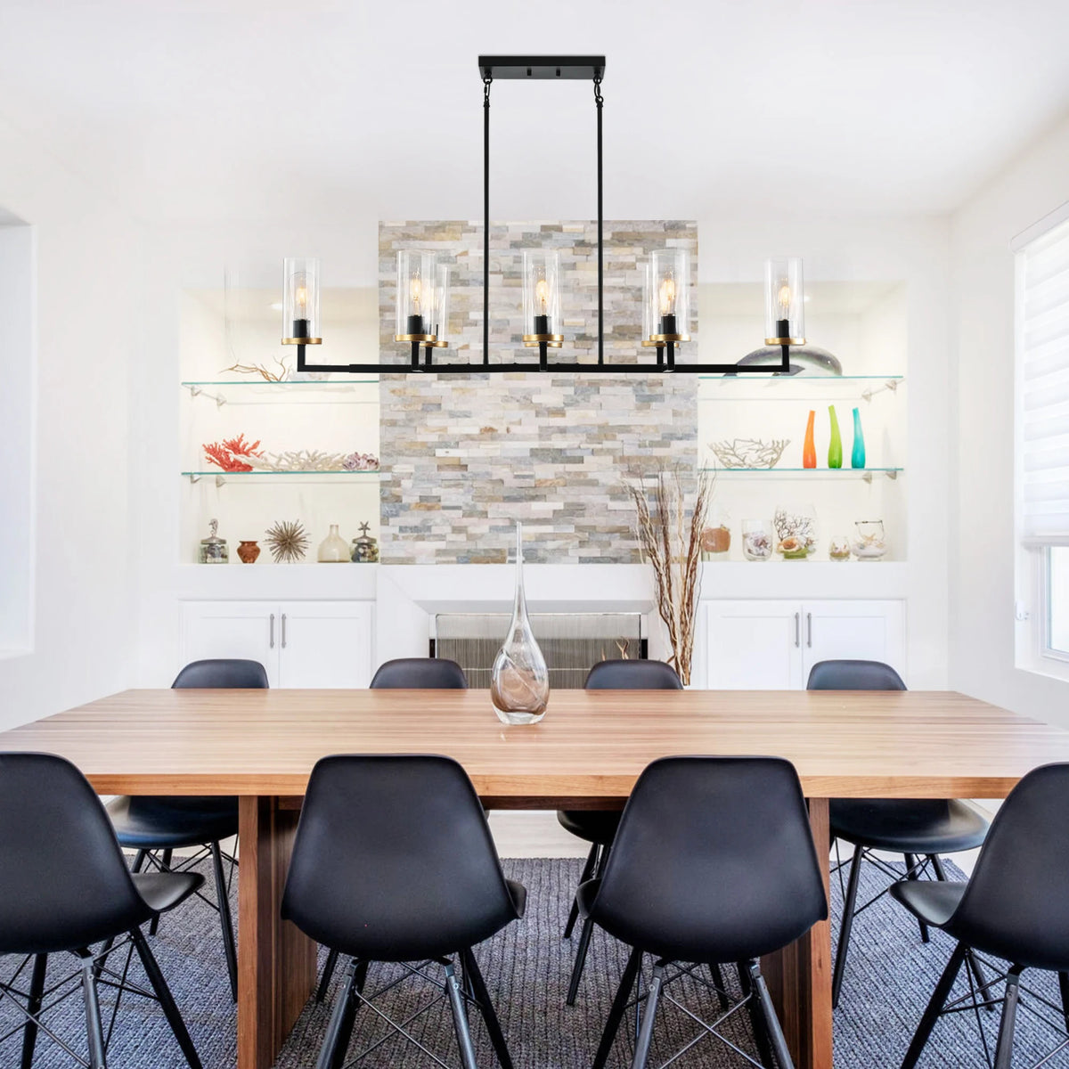 Westhaven Eight-Light Linear Chandelier