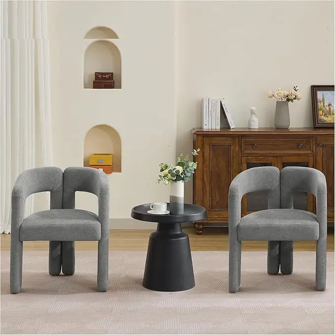 Marlowe Upholstered Barrel Dining Chairs – Set of 2