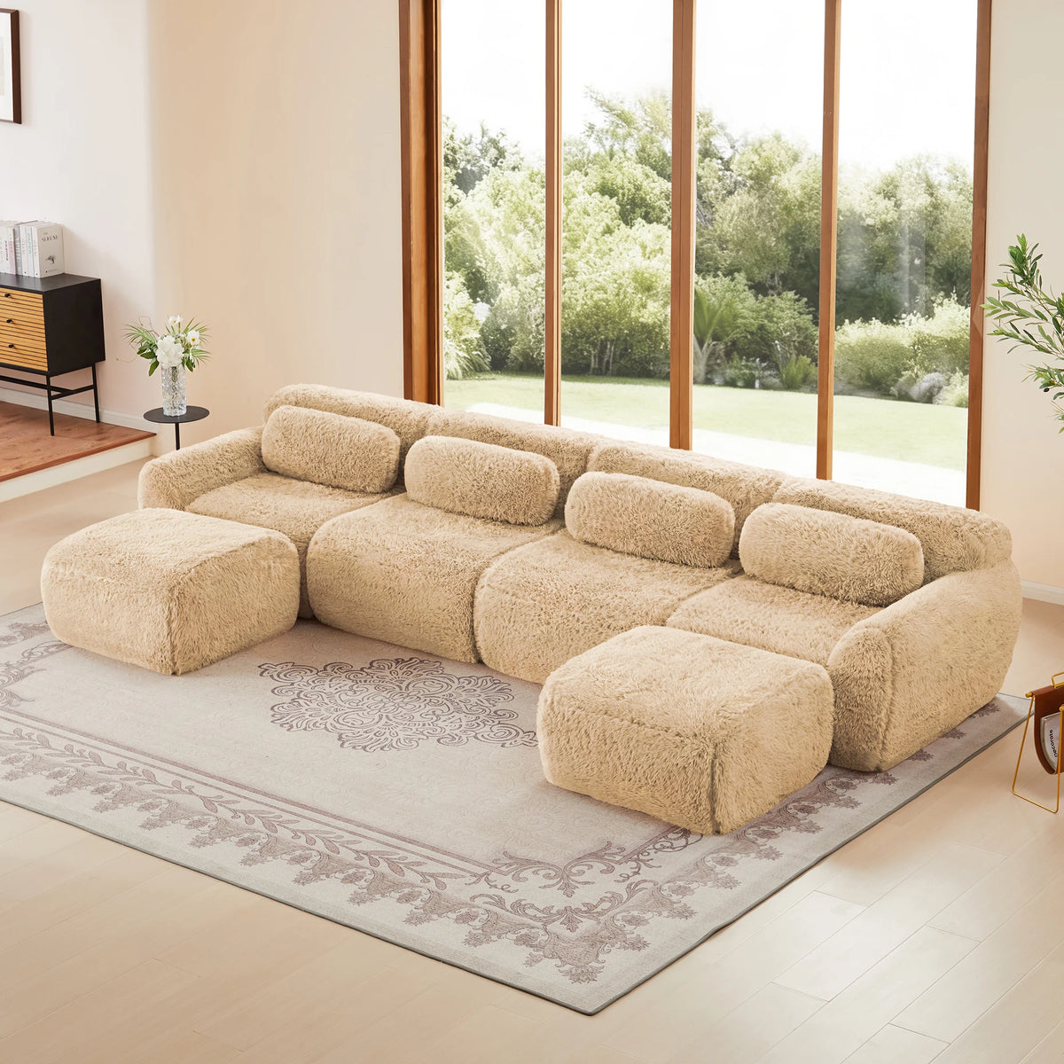 Chedwick Plush U-Shaped Modular Sectional