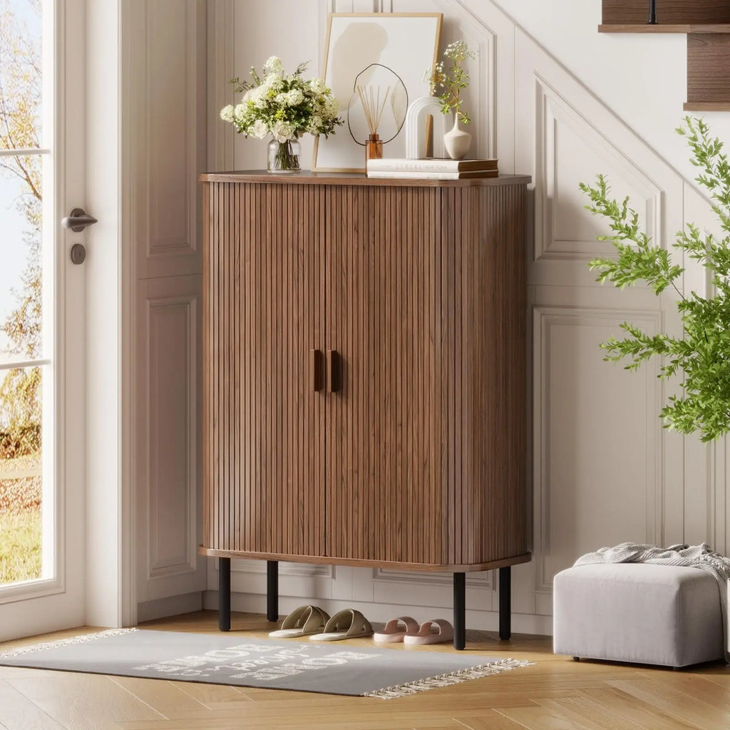 Echoline Fluted 6-Tier Shoe Cabinet