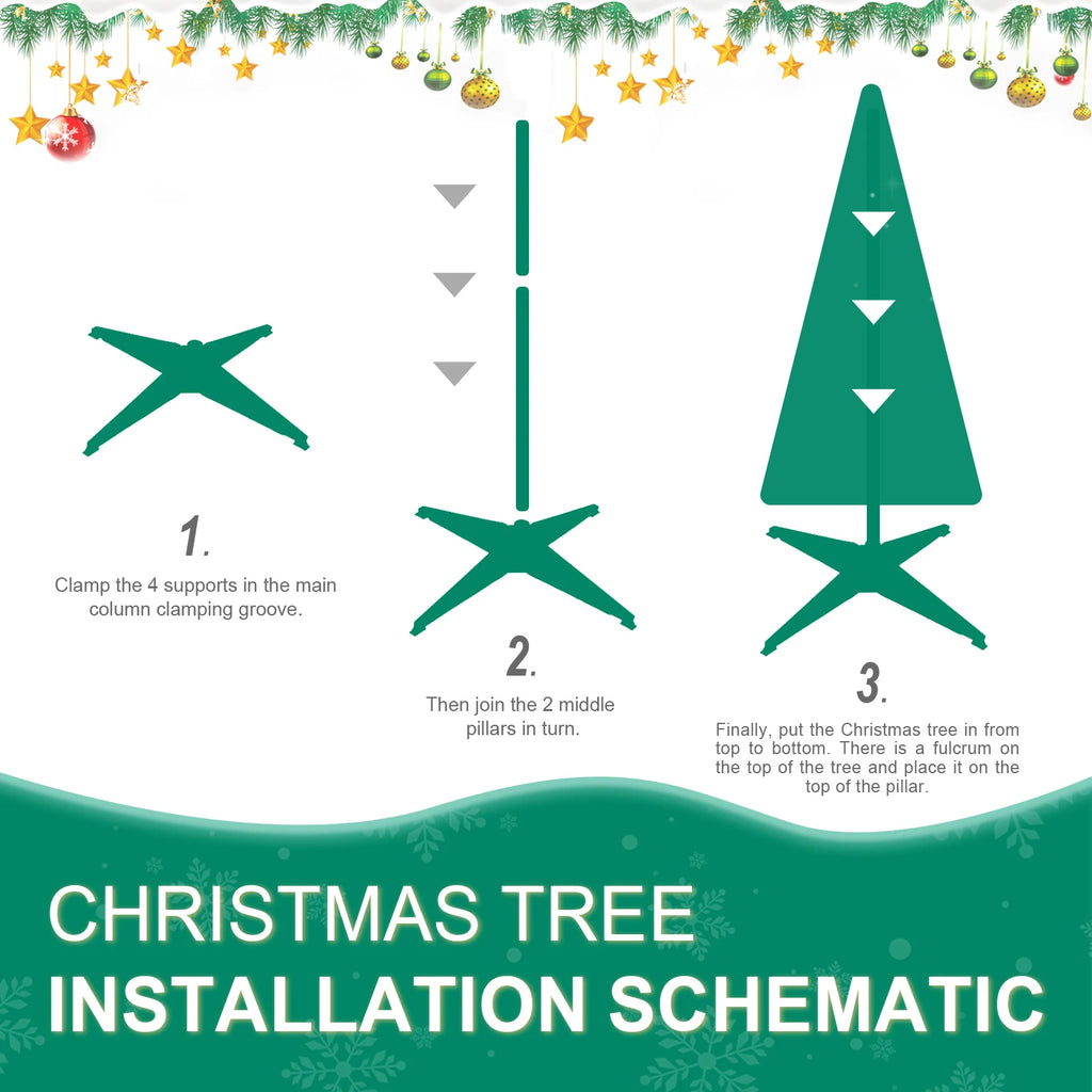 Scarletmere 6-Foot Pop-Up Christmas Tree