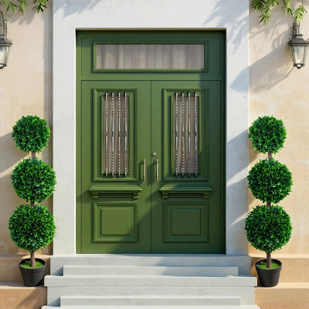 Cedarvale 3.4-Foot Artificial Boxwood Topiary