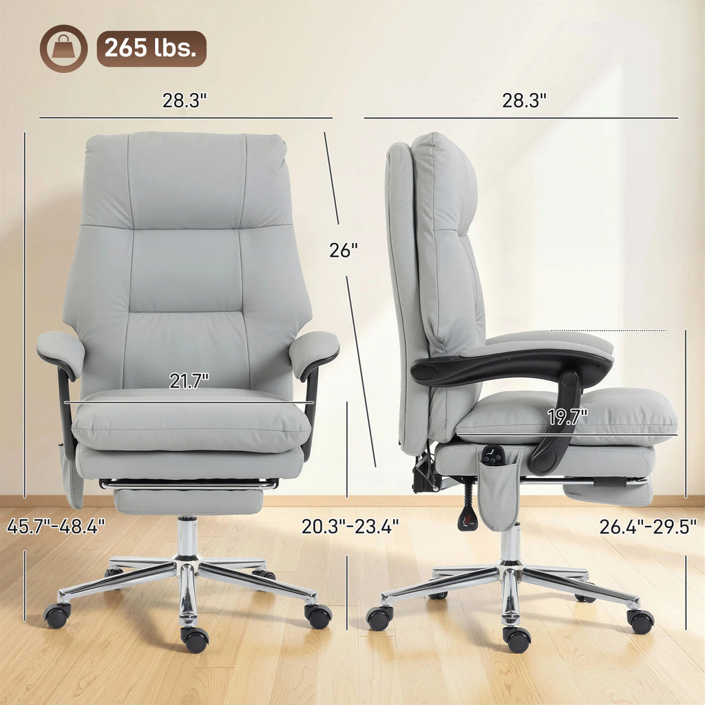 Fawnrise 6-Point Massage Office Chair with Footrest