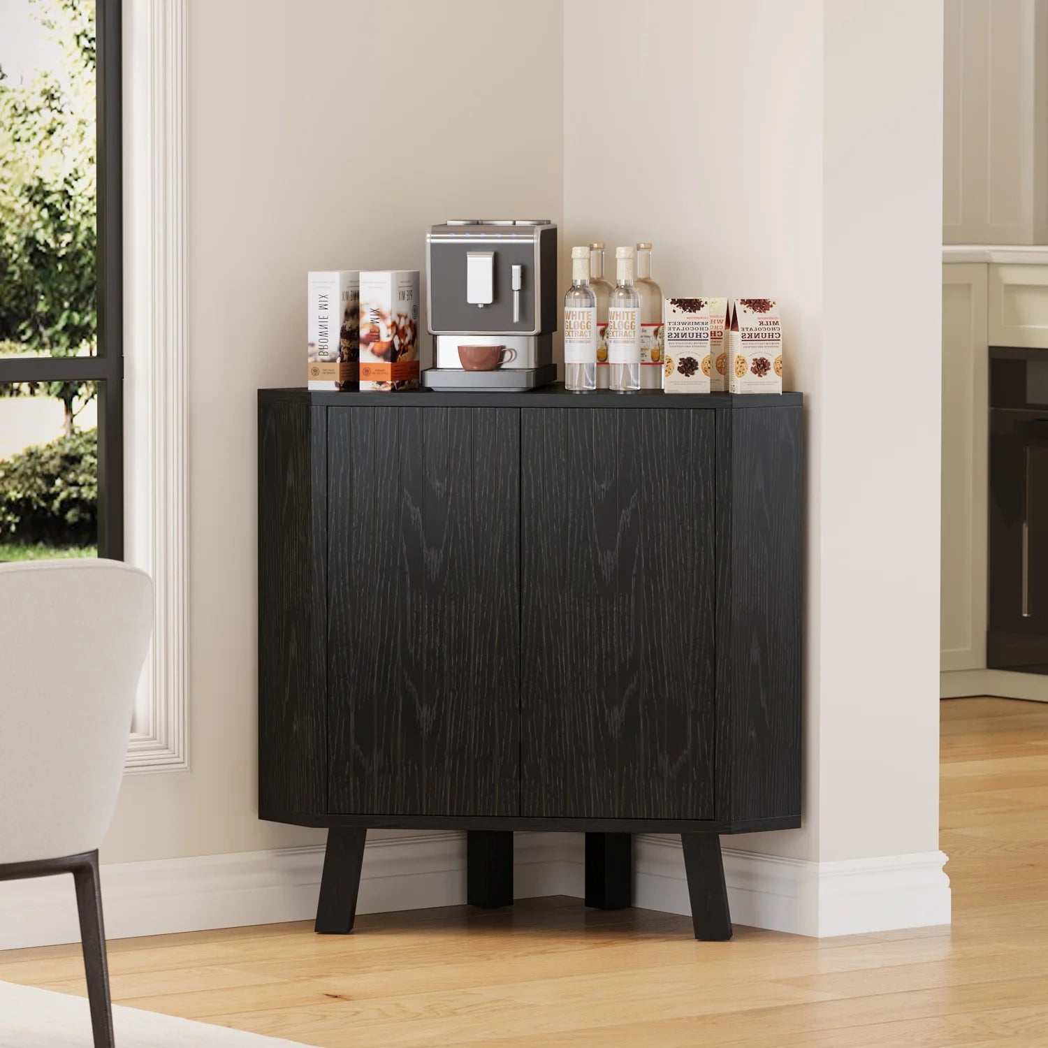 Kasiya Corner Storage Cabinet