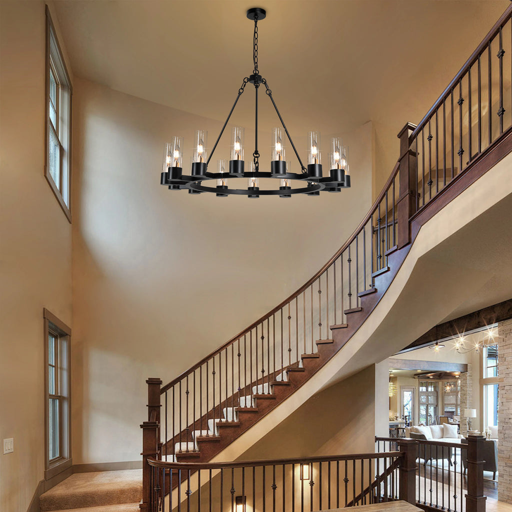 Thornleigh Wagon Wheel Chandelier