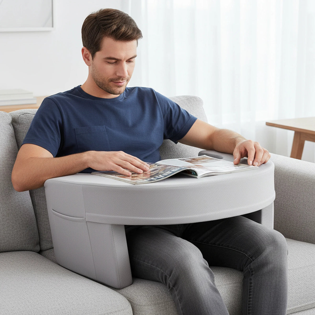 Mosscrest Memory Foam Reading Pillow