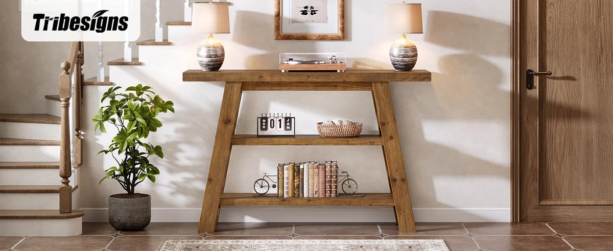Moonlithalo 3-Tier Console Table