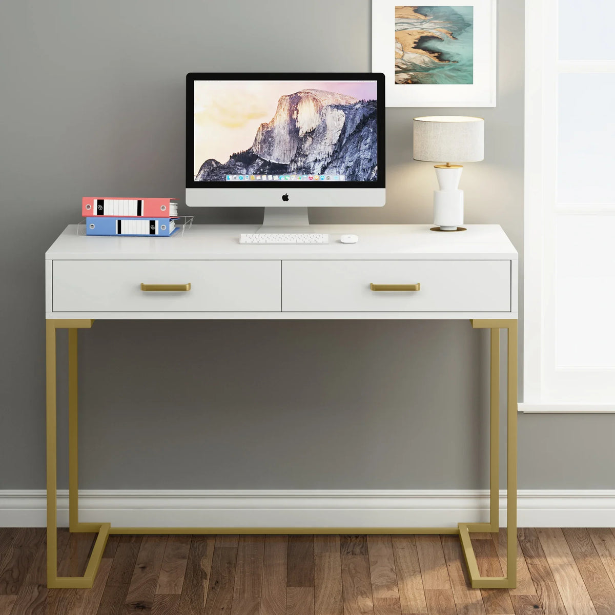 Breezeloom 2-Drawer Vanity Desk
