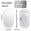 Calista LED Oval Bathroom Mirror
