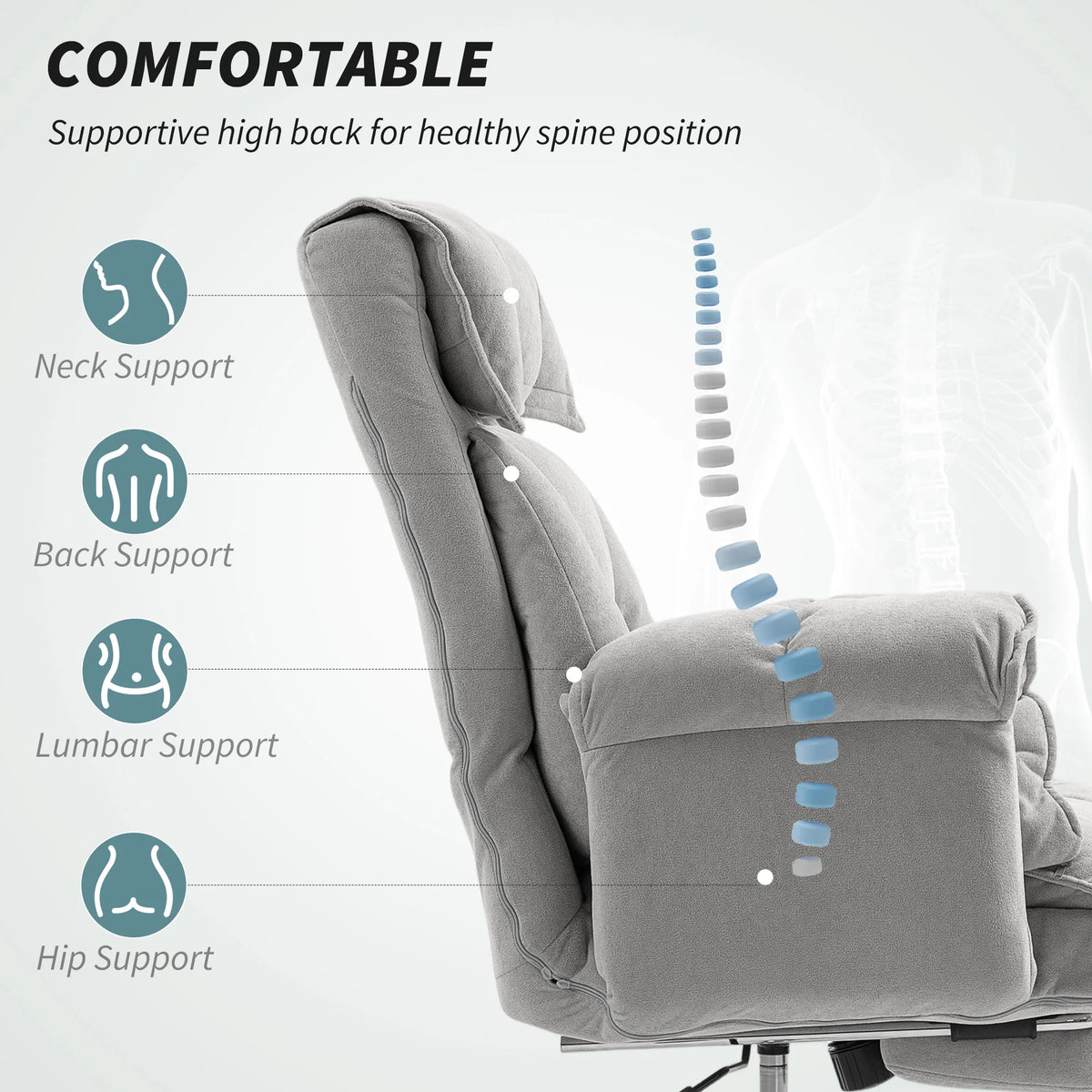 Solacewhisper Reclining Executive Office Chair