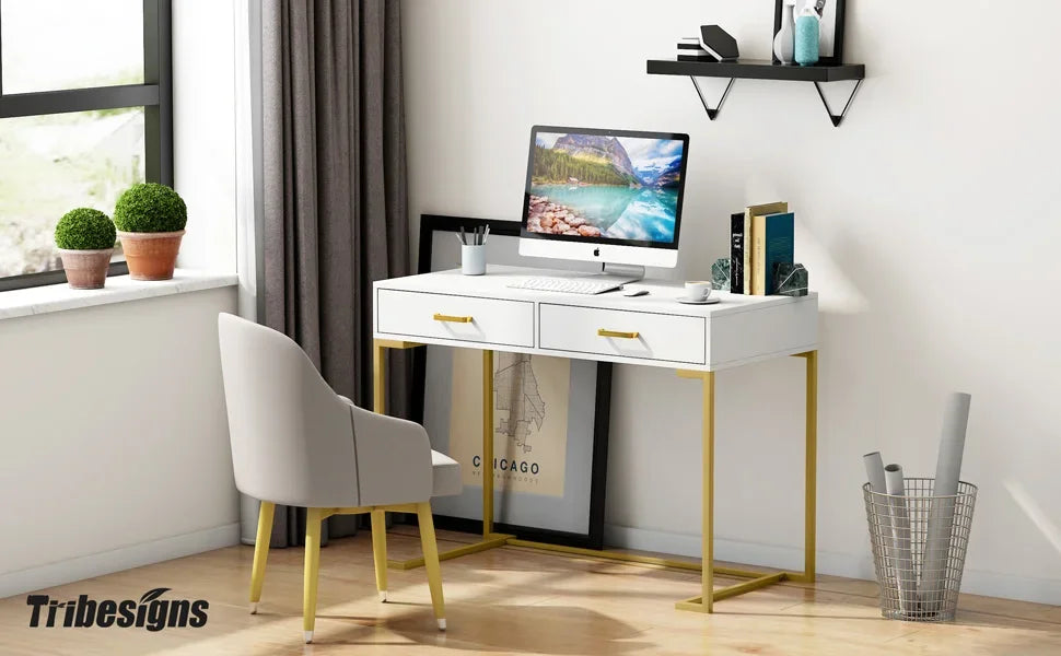 Breezeloom 2-Drawer Vanity Desk