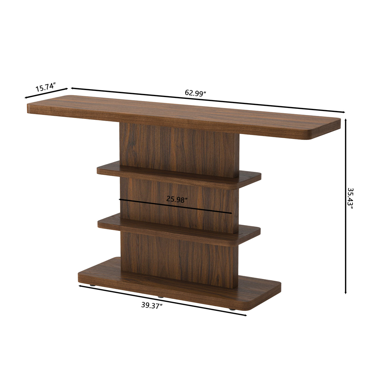 Atterley Two-Shelf Console Table