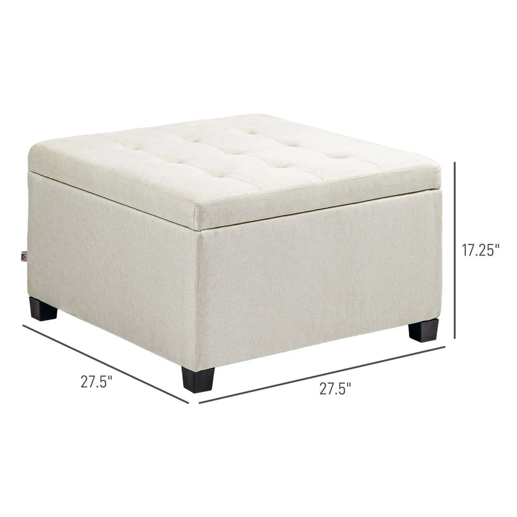 Pellston Square Storage Ottoman