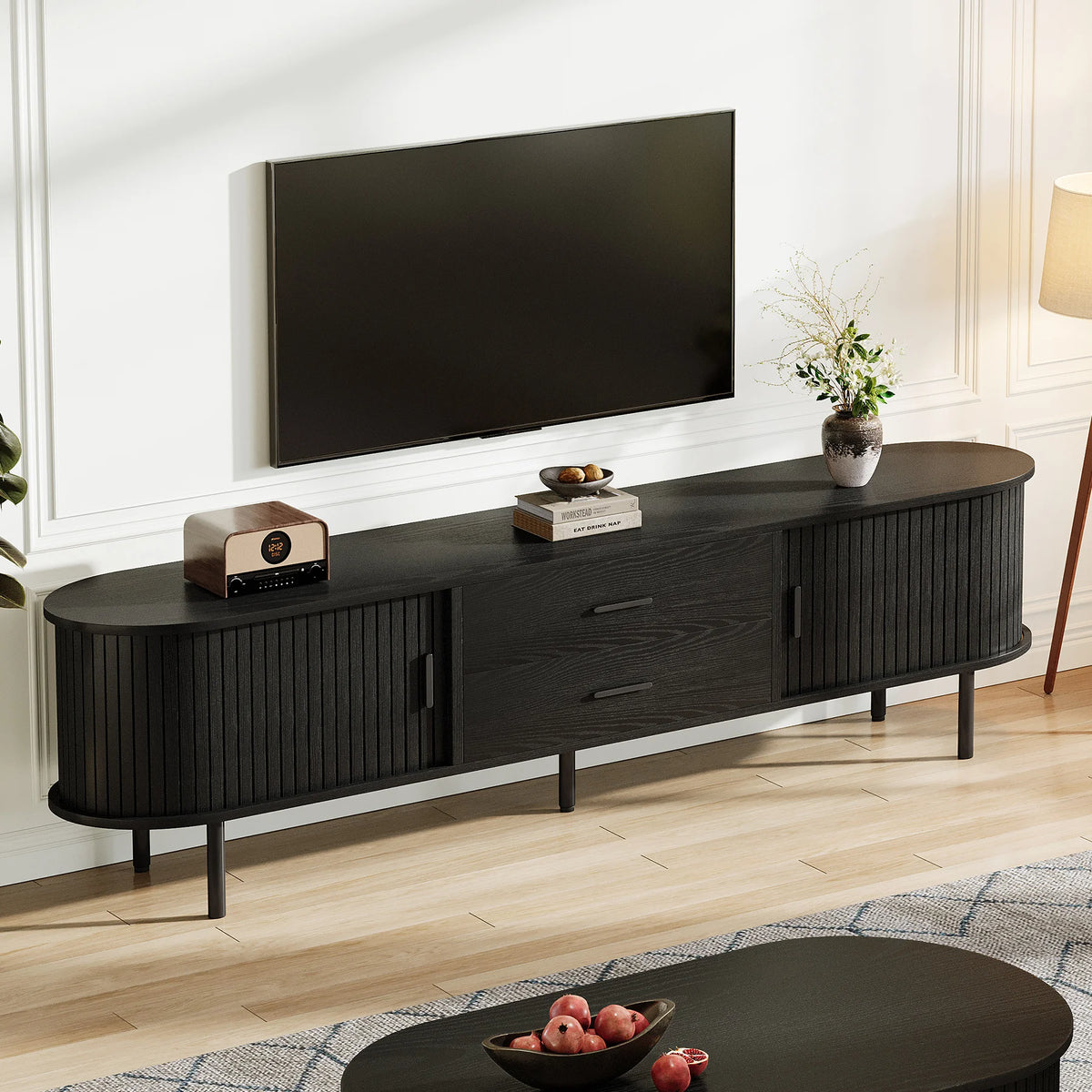 Glimmerloom Fluted TV Stand