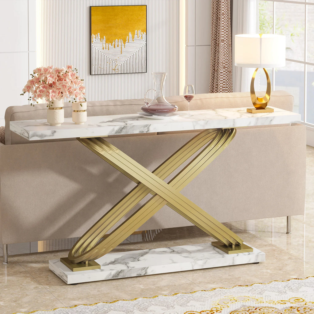 Nkosana X-Frame Console Table