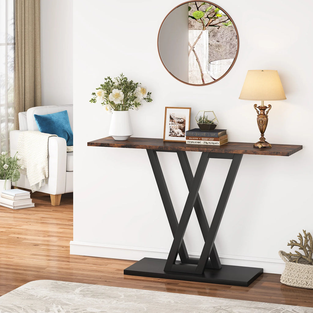 Solenne V-Base Console Table