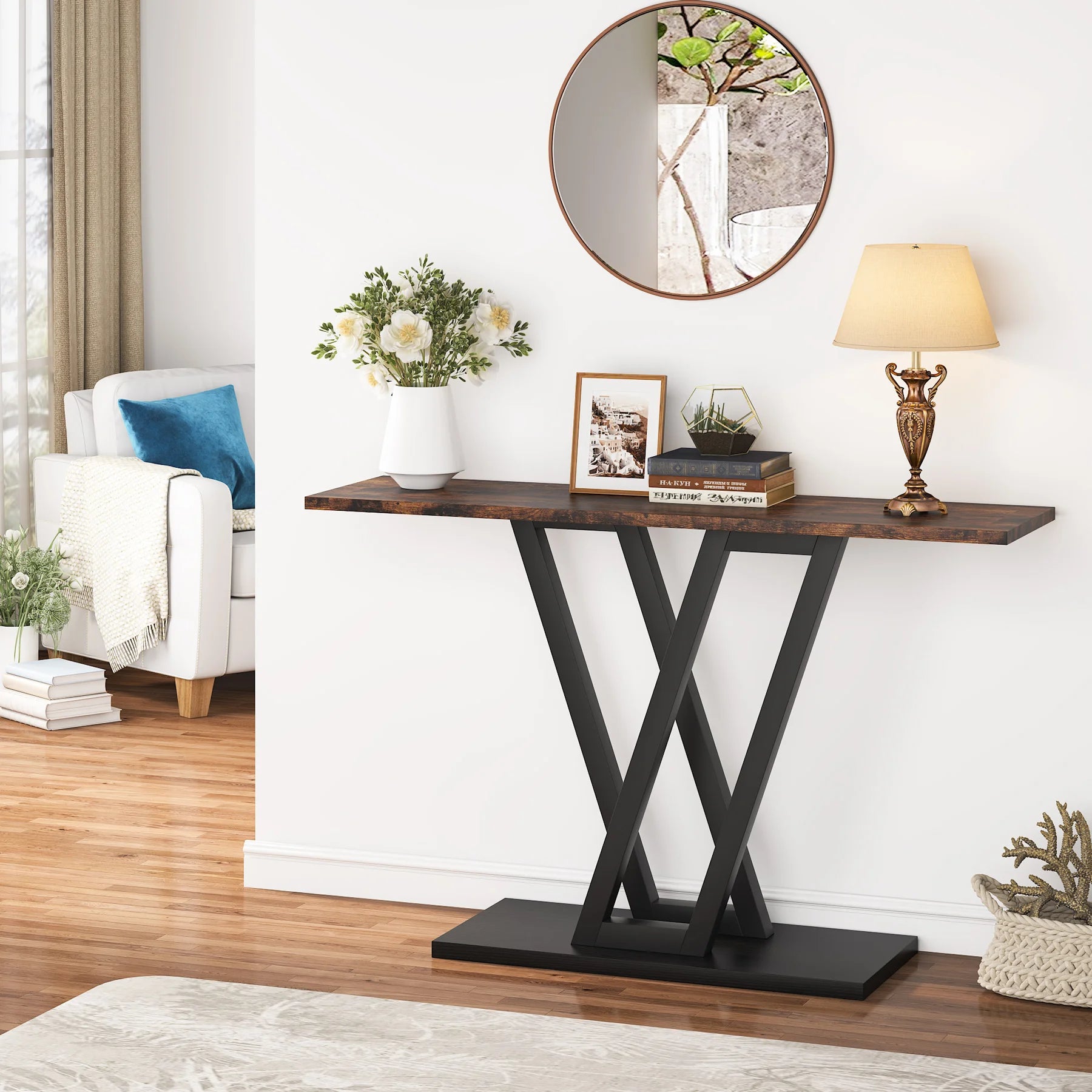 Solenne V-Base Console Table