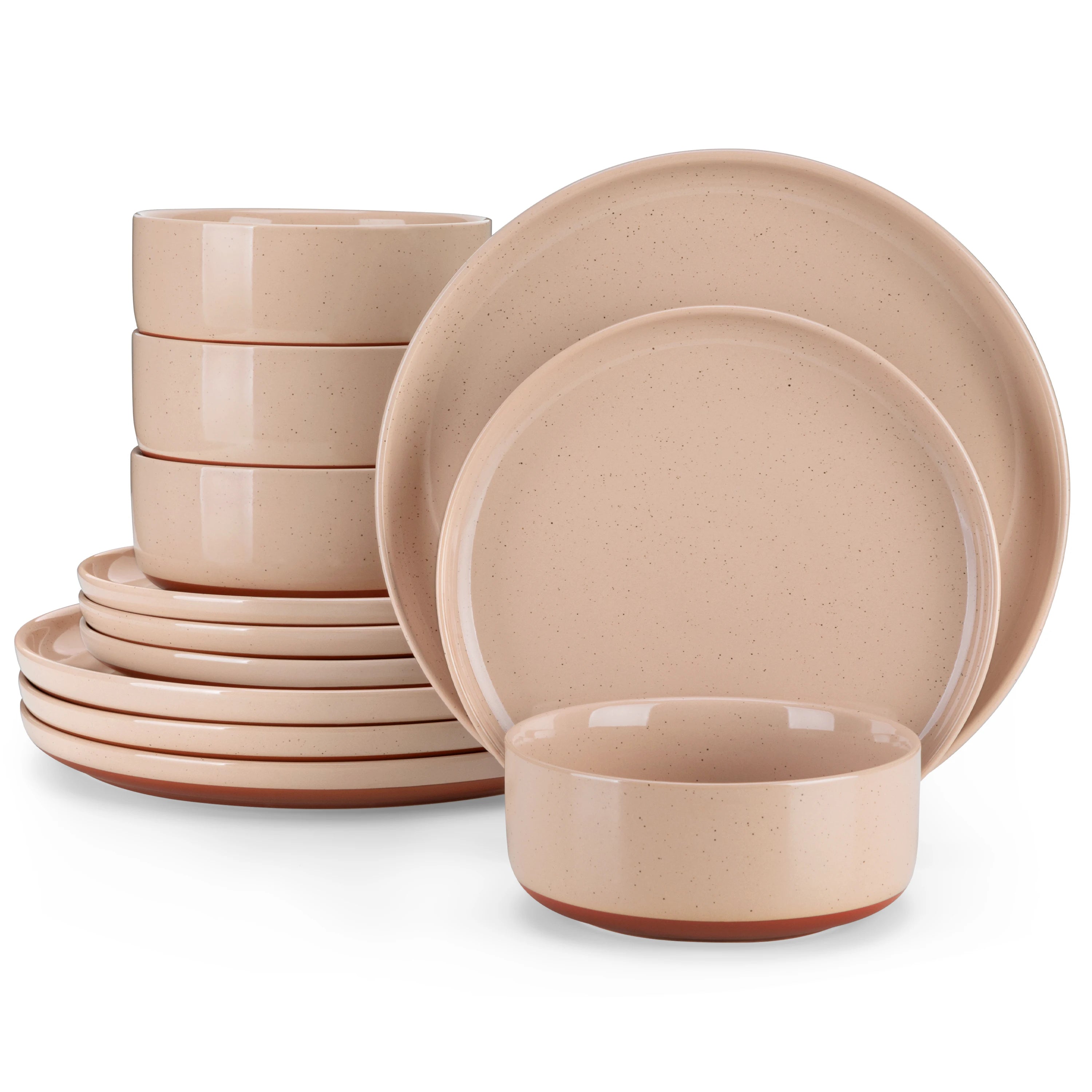 MALACASA TARA Stoneware Dinnerware Set