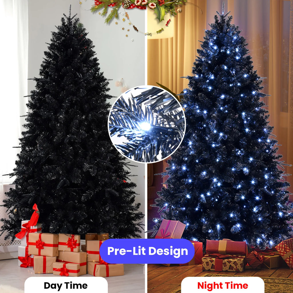 Everfrost Midnight Pre-Lit Christmas Tree
