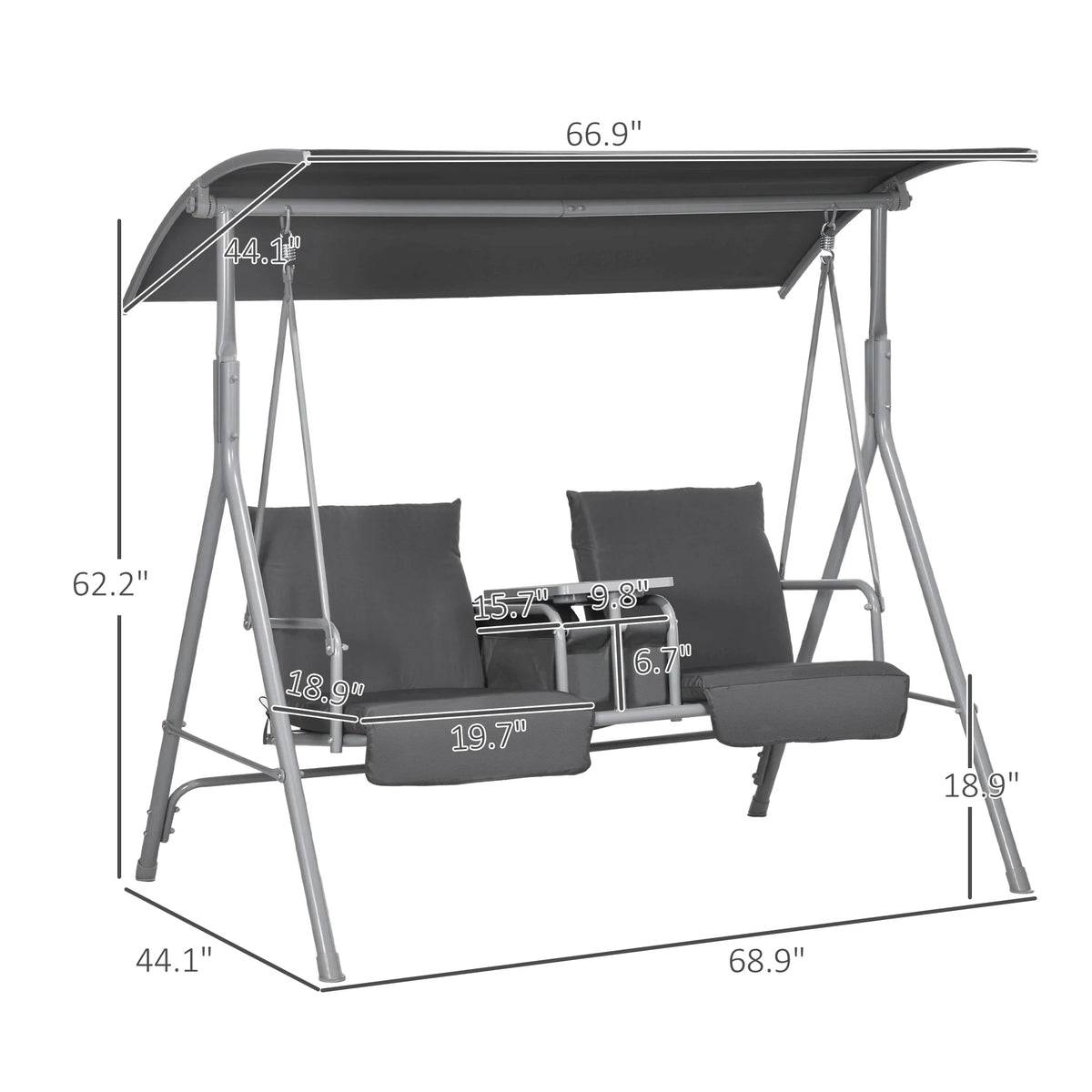 Harborrest 2-Person Patio Swing