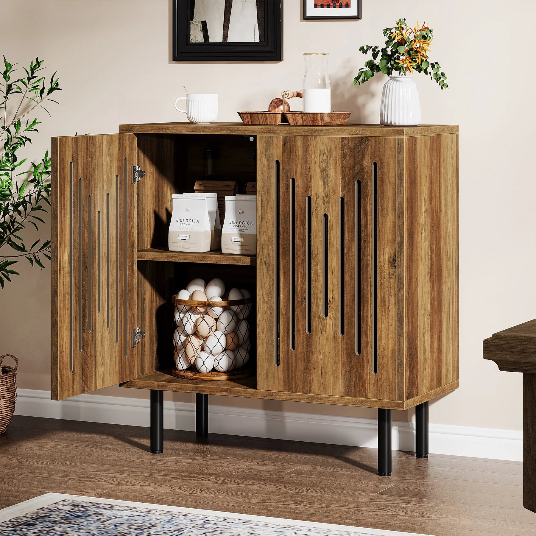 Imara Carved Sideboard Cabinet