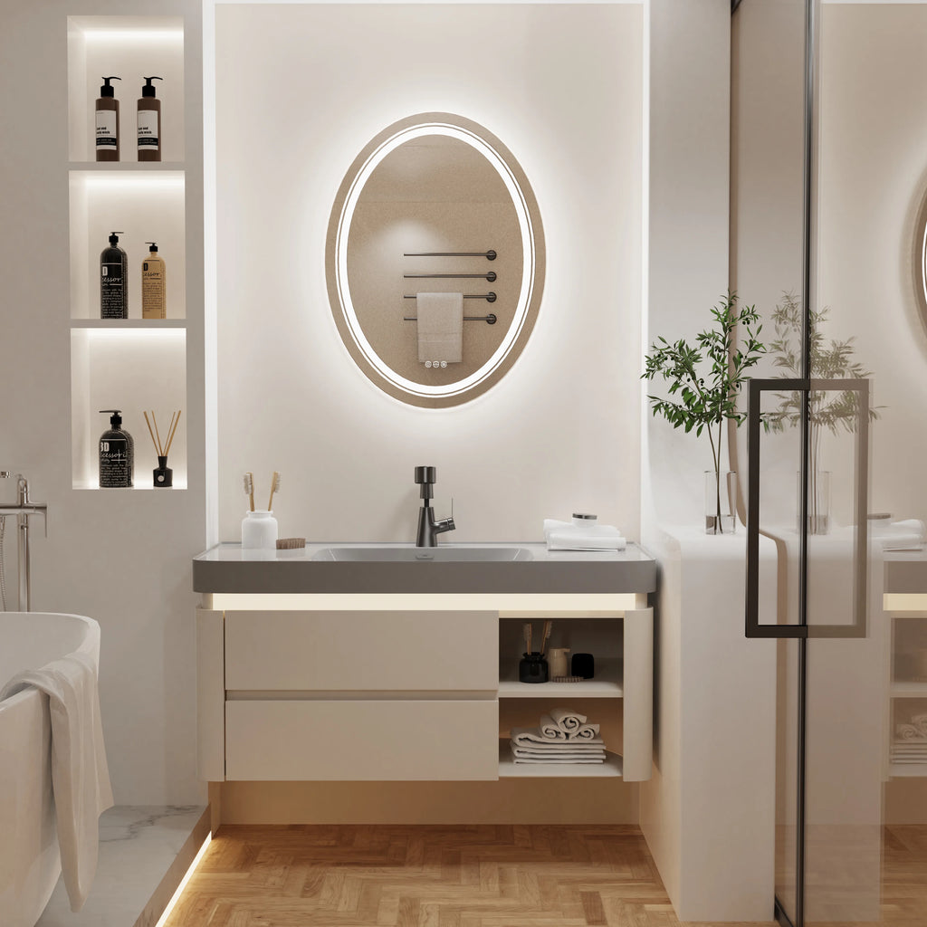 Arlo Oval LED Bathroom Mirror