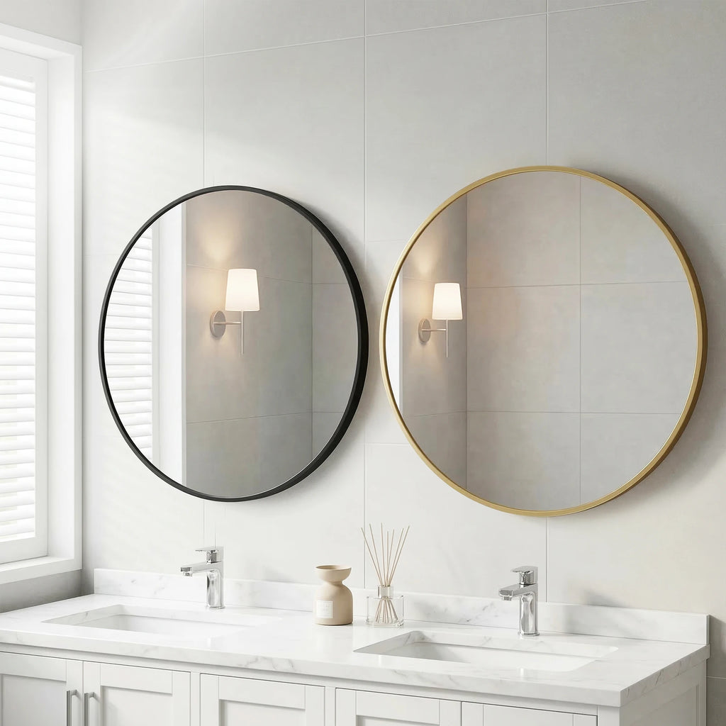 Petallark Round Wall Mirror