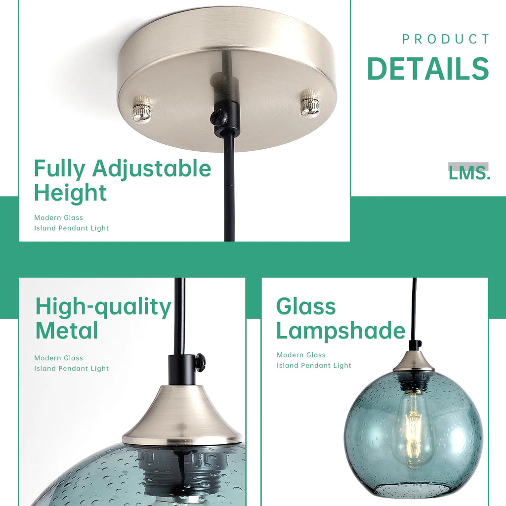 Stellara Starry Glass Pendant – Green