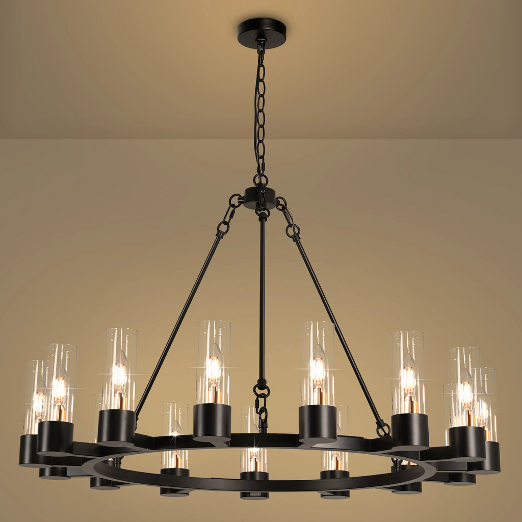 Thornleigh Wagon Wheel Chandelier