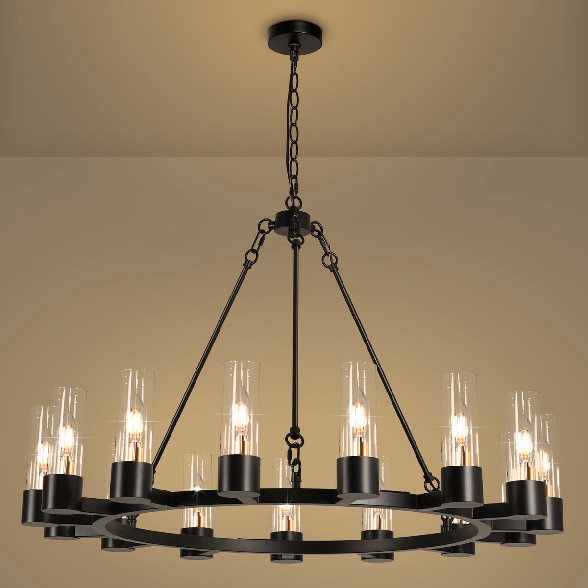 Thornleigh Wagon Wheel Chandelier