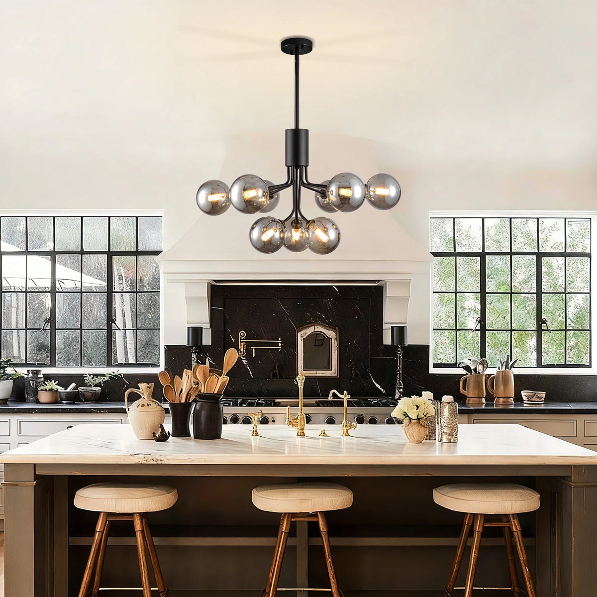 Ostwick Bubble Sputnik Chandelier