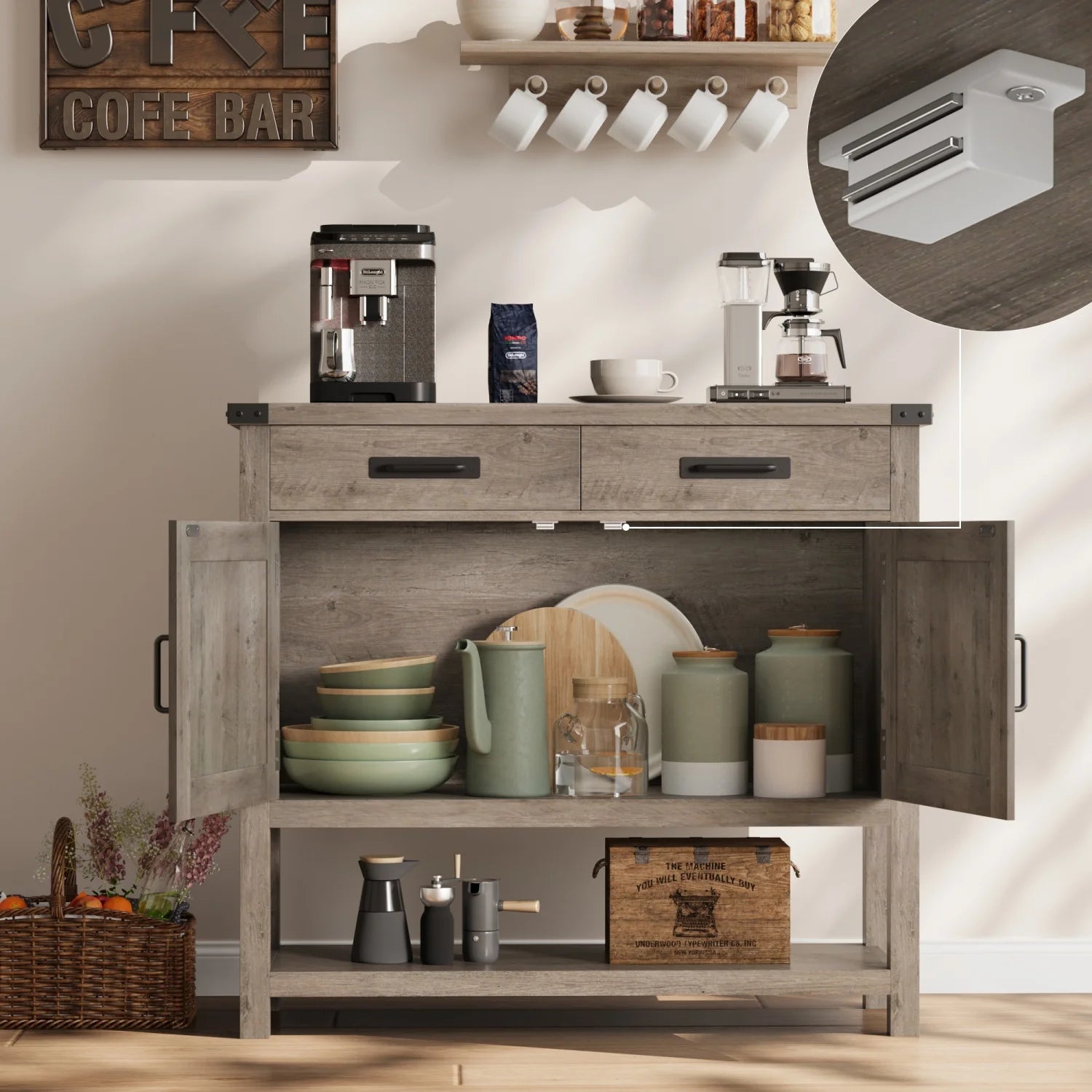 Yara Two-Drawer Sideboard