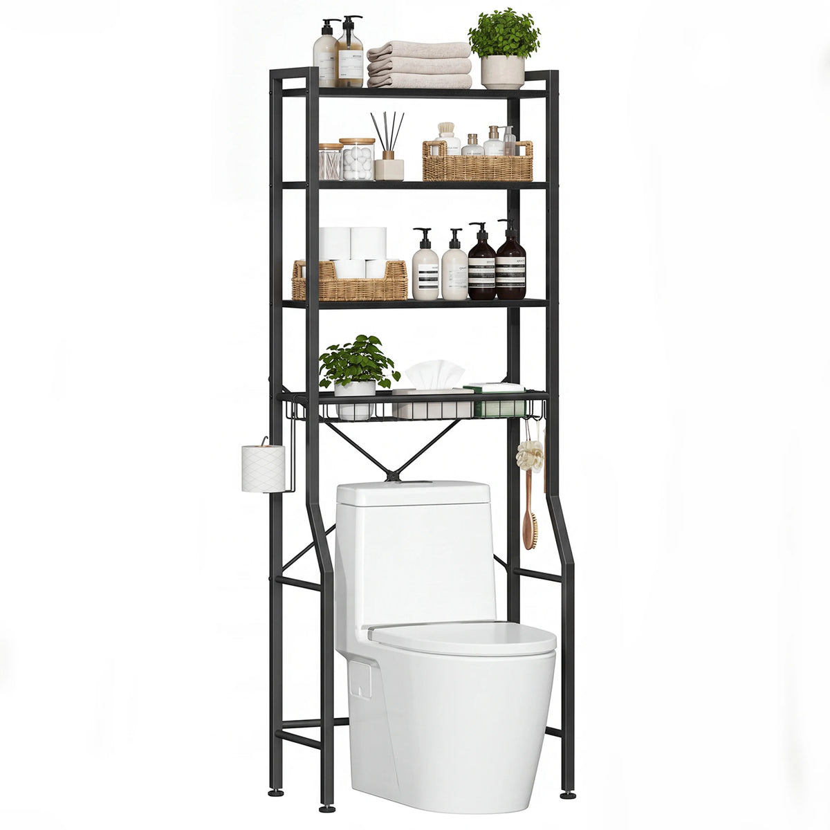 Nectarnote 4-Tier Over-Toilet Storage Shelf