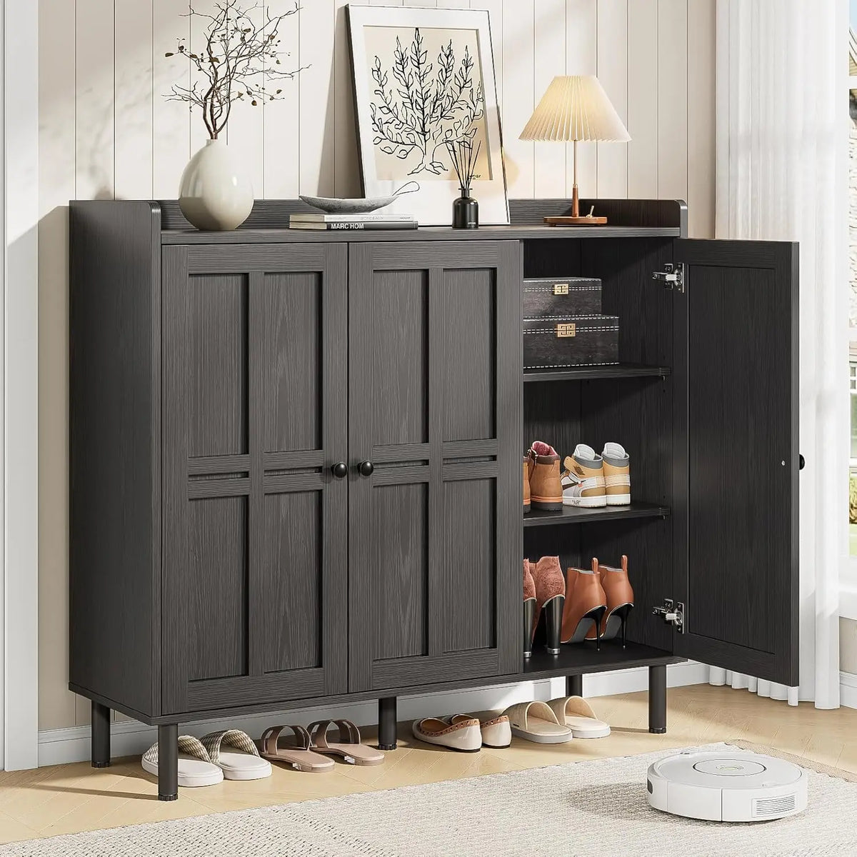 Aldersley 3-Door Shoe Cabinet