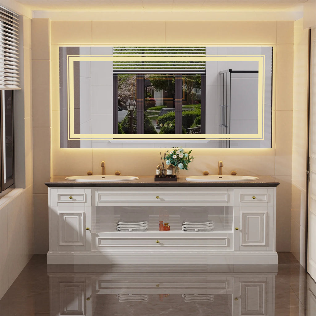 Grandeur LED Lighted Bathroom Mirror