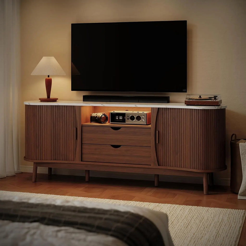 Floraray TV Stand with LED Lighting
