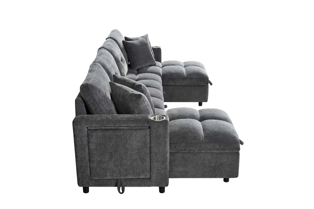 Aldermore U-Shaped Storage Sleeper Sectional