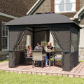 Sanctuary Two-Tier Gazebo – Dark Gray