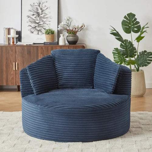 Sarrowby Round Corduroy Lounge Chair