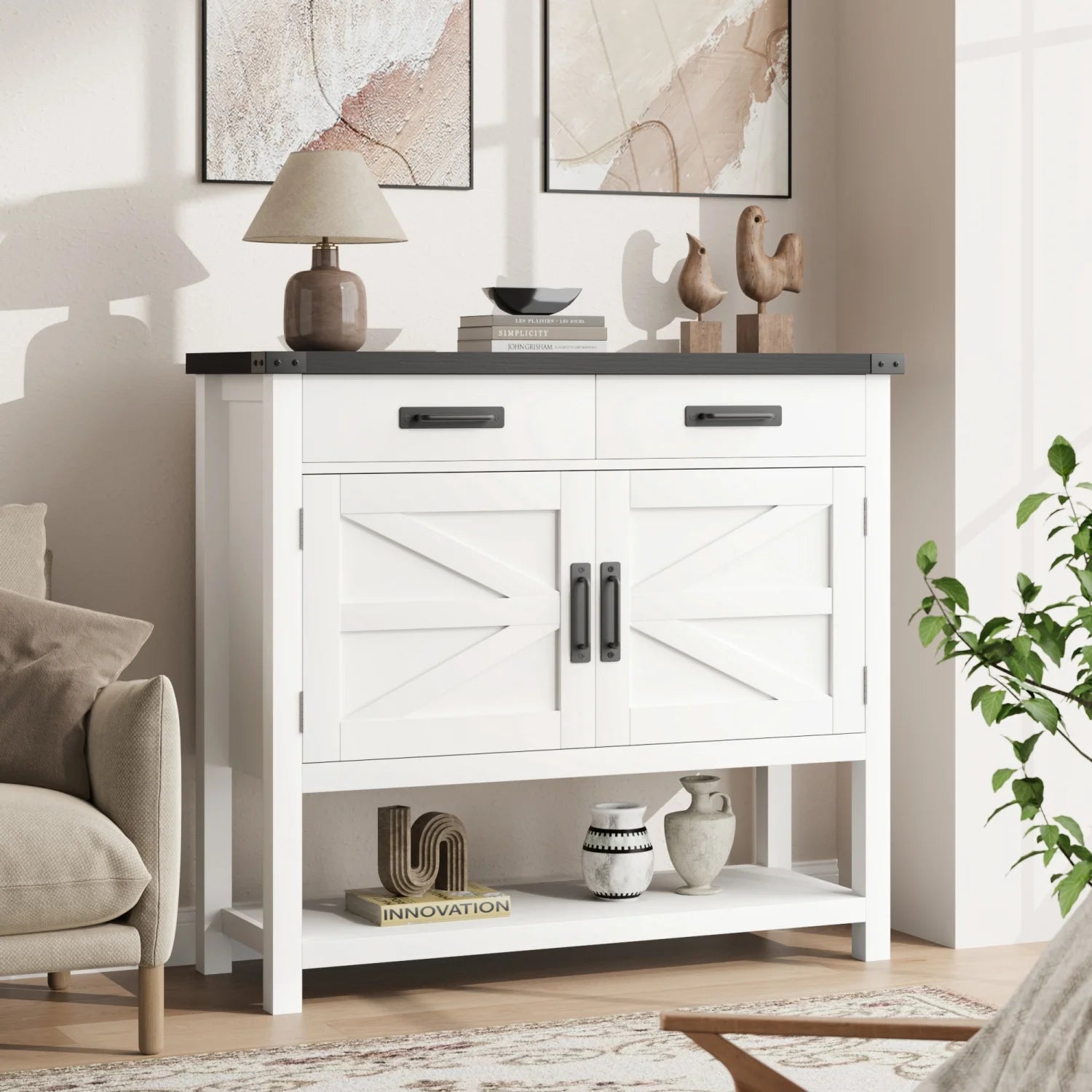 Yara Two-Drawer Sideboard