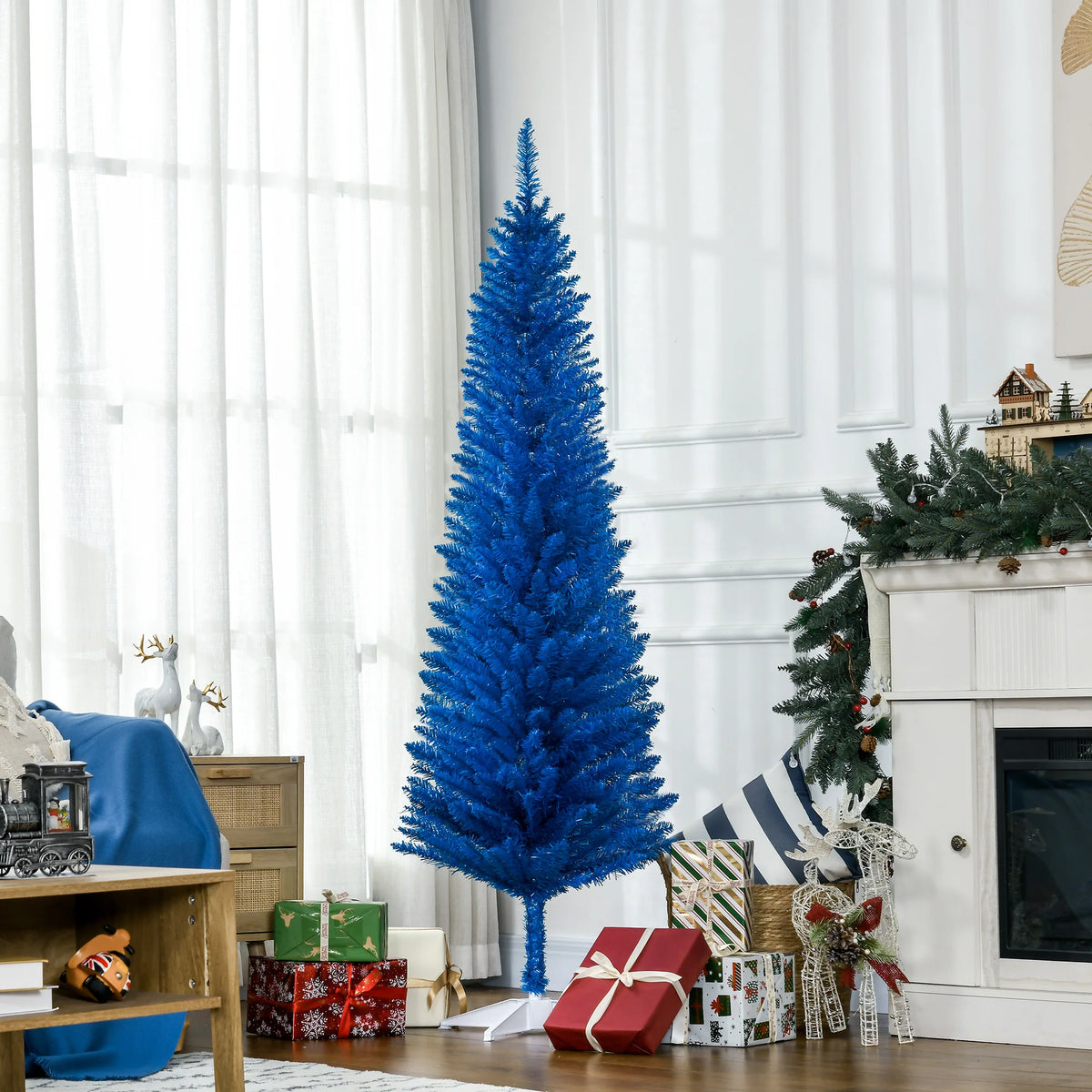 Nordell Pencil Christmas Tree, Blue or Silver