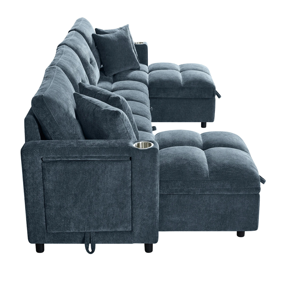 Aldermore U-Shaped Storage Sleeper Sectional