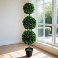 Cedarvale 3.4-Foot Artificial Boxwood Topiary