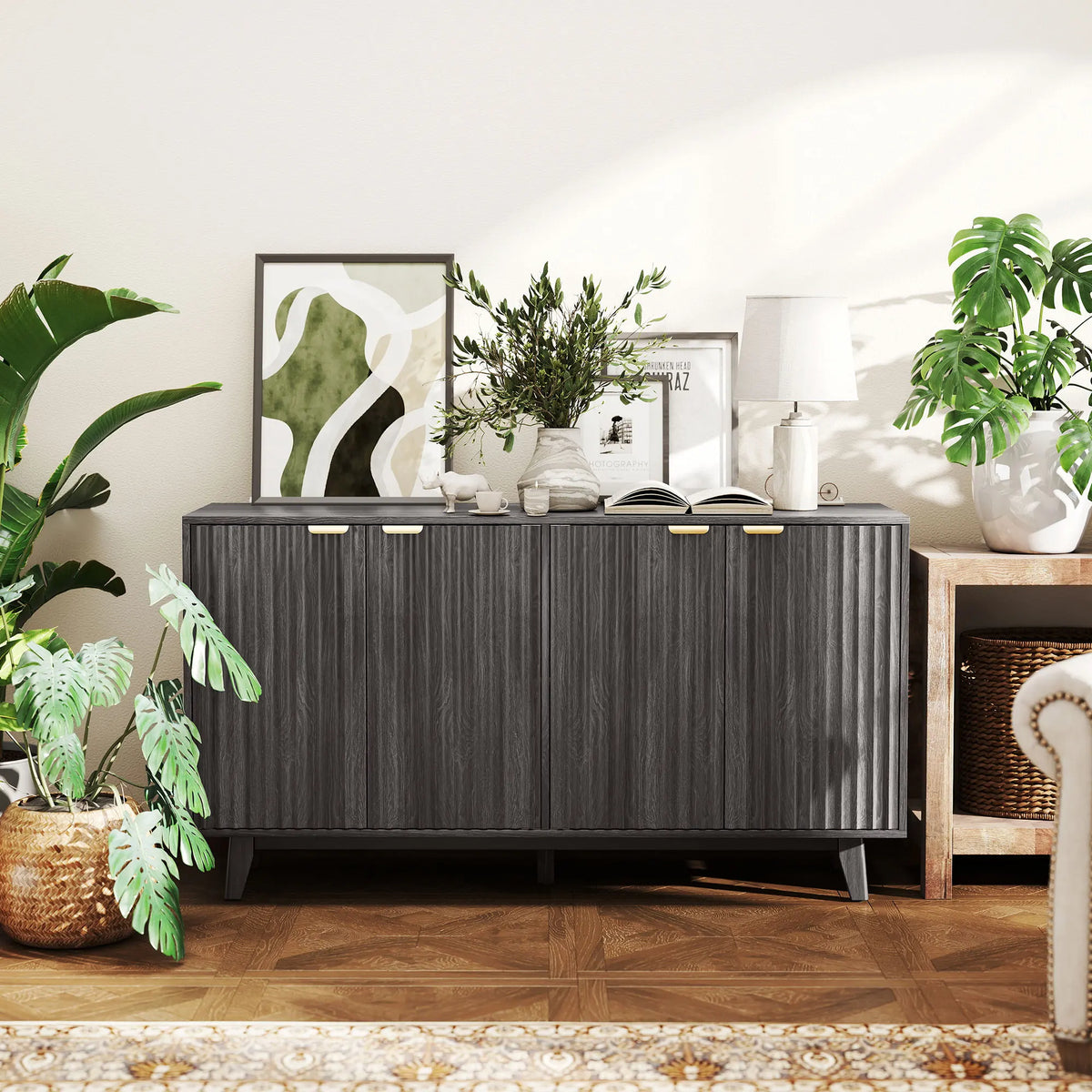 Ainsworth 55-Inch Fluted Sideboard