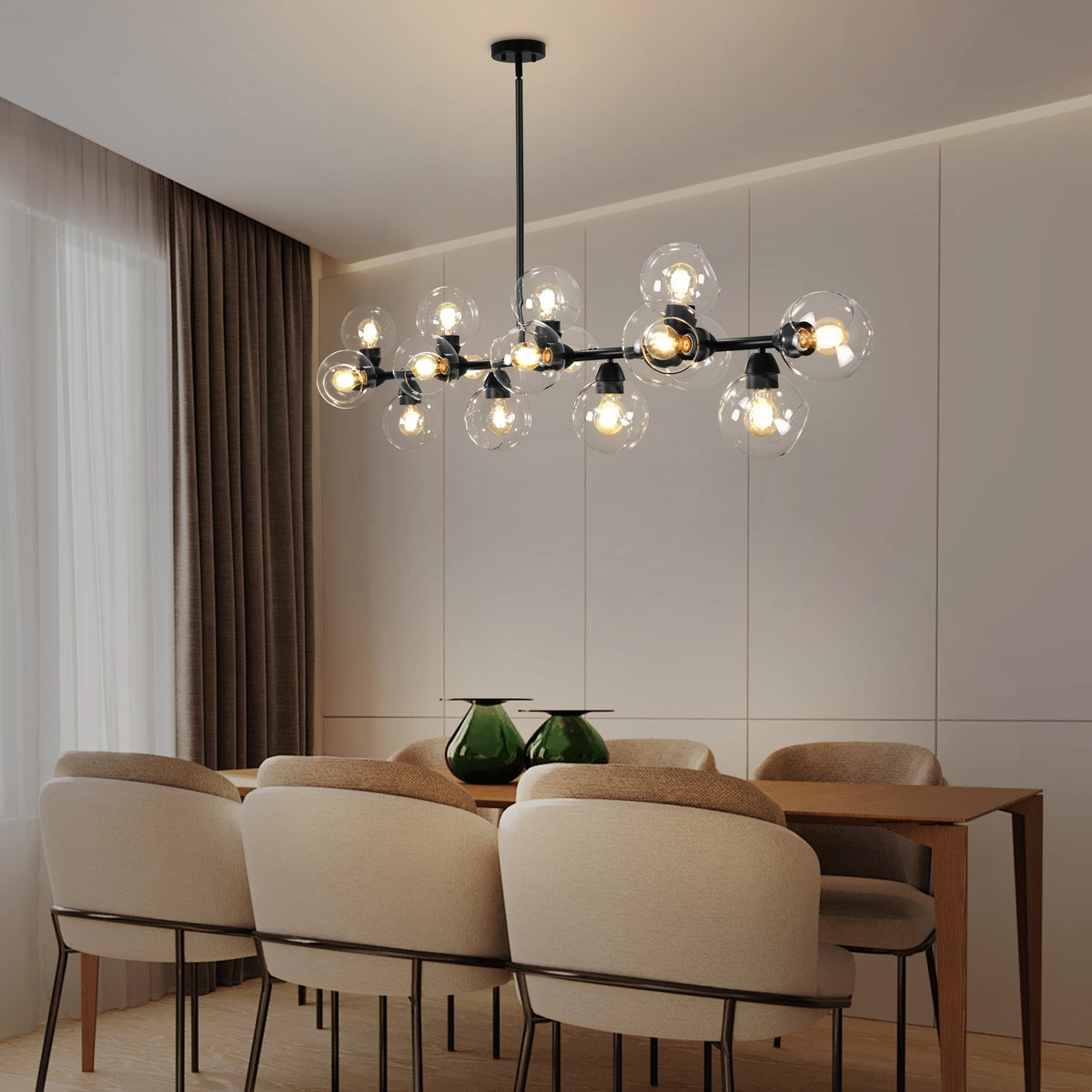 Caldenwick Bubble Glass Chandelier