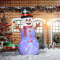 Northglow Color-Changing Snowman Inflatable – 7.9 ft