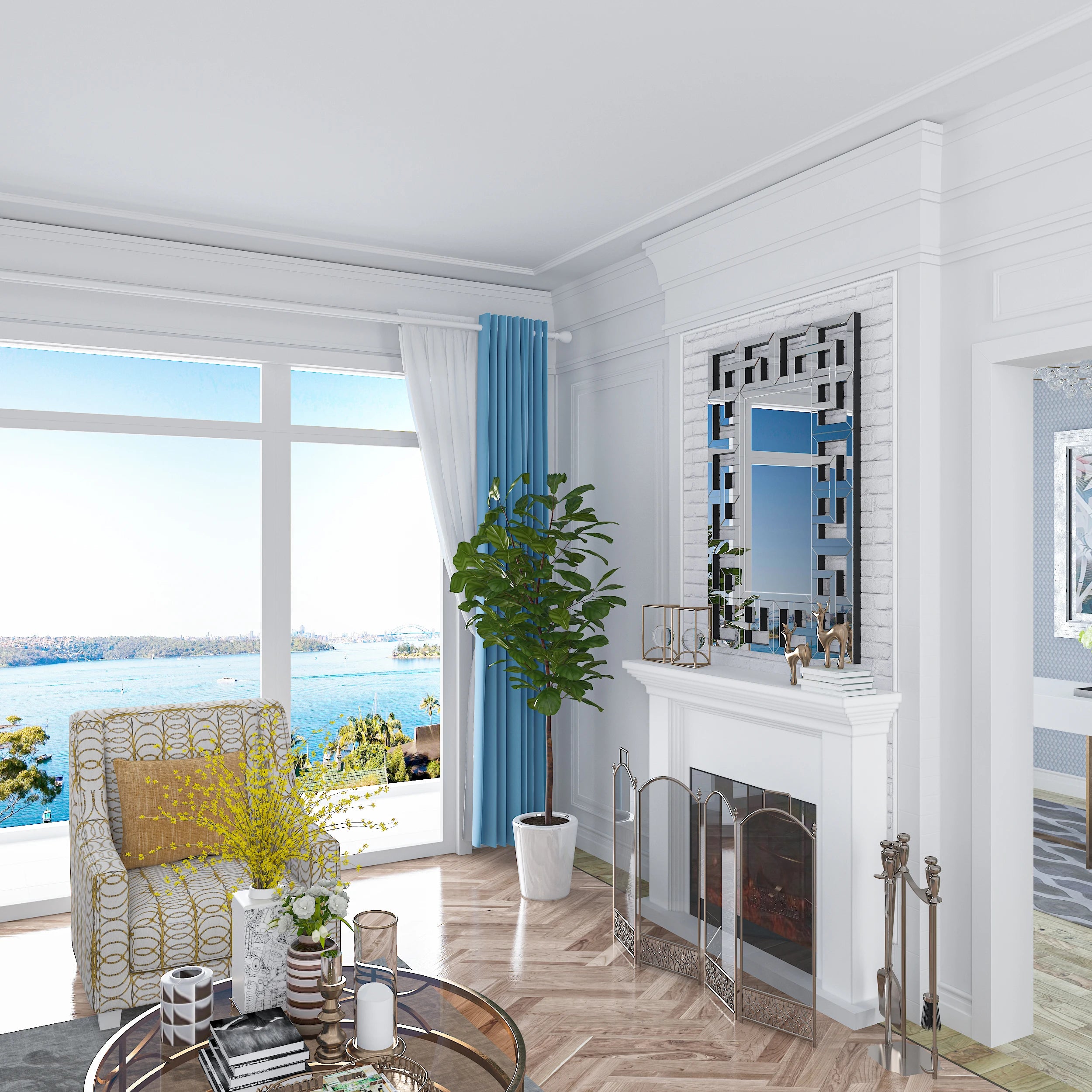 Grecian Venetian Decorative Wall Mirror