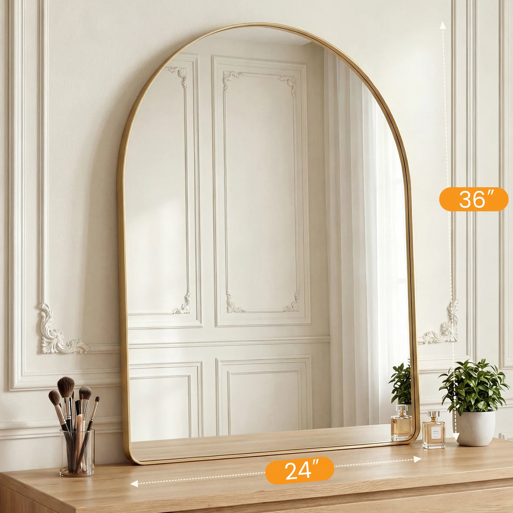 Mirthbloom Arched Wall Mirror