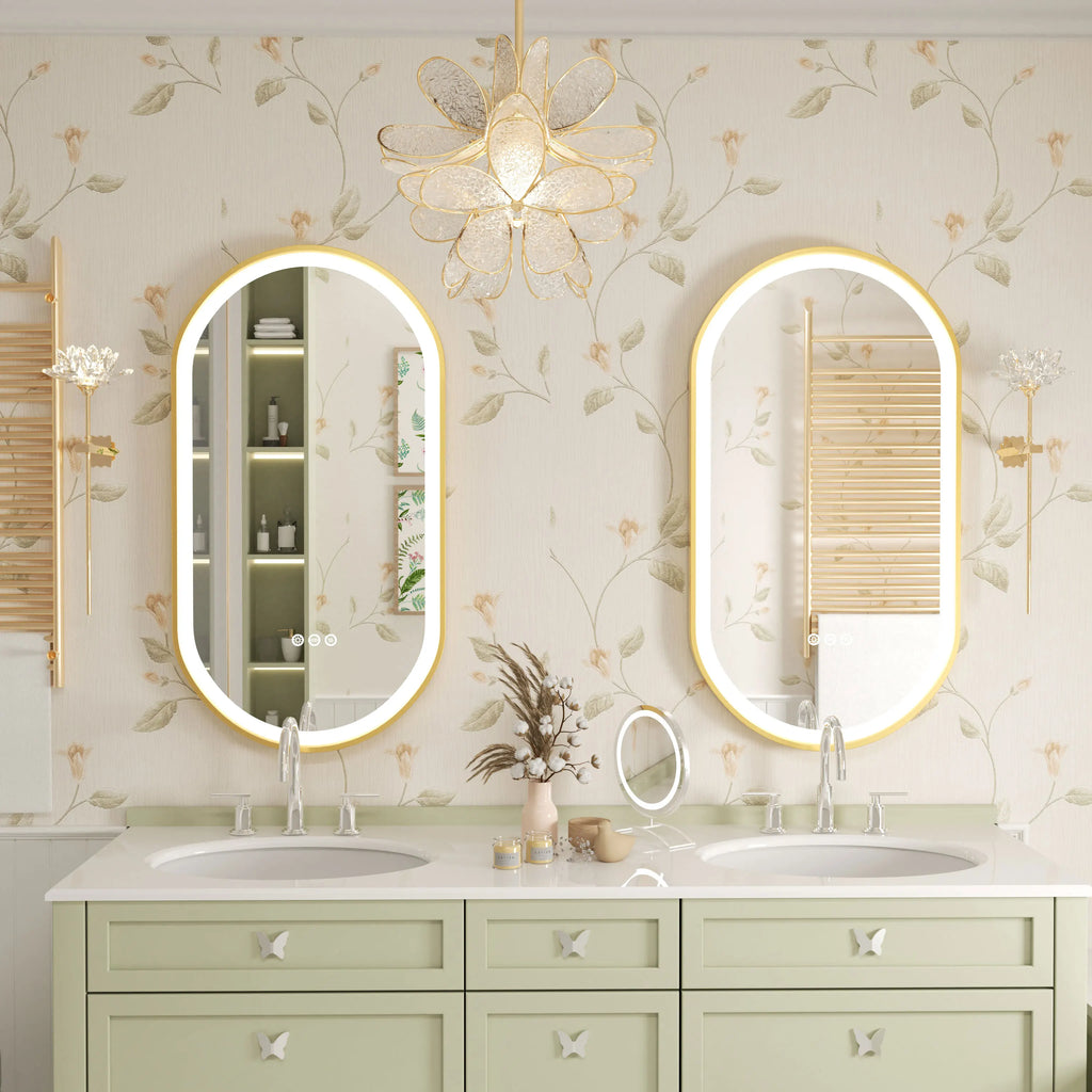 Aurelia LED Oval Bathroom Mirror
